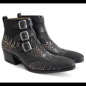 RARE 🔥 Fluevog IDOLS JACK: MEN’S TRIPLE STRAP BOOT